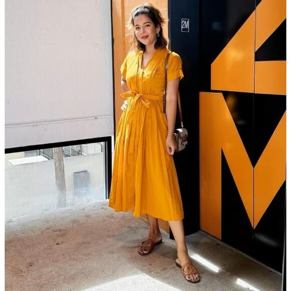 RARE!!! ZARA Cotton Midi Dress NWT - Picture 10 of 16